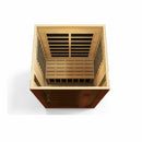 Golden Designs Dynamic "Vittoria" 2-person Low EMF Far Infrared Sauna DYN-6220-01