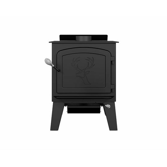 Drolet Black Stag II Wood Stove DB03411 - Admired Selection