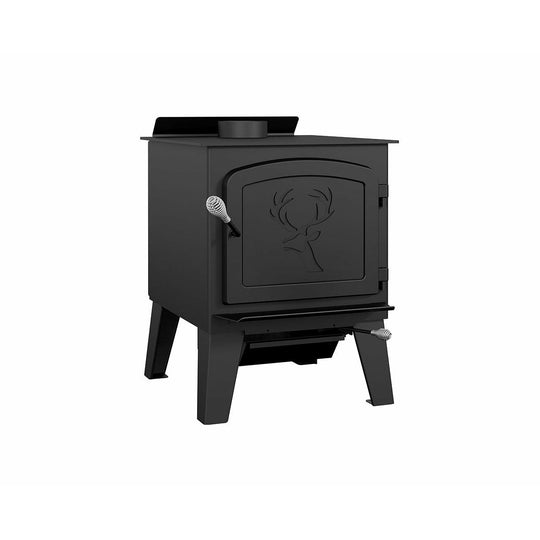 Drolet Black Stag II Wood Stove DB03411 - Admired Selection