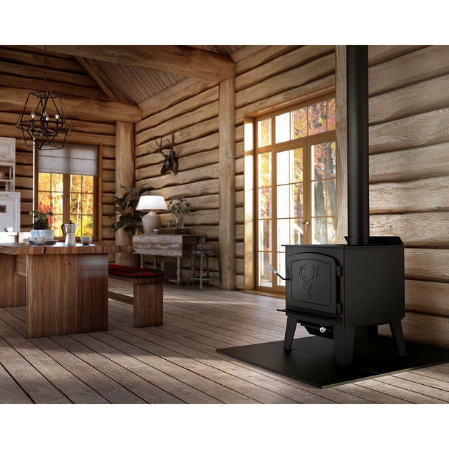 Drolet Black Stag II Wood Stove DB03411 - Admired Selection