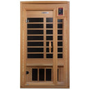 Golden Designs "Barcelona Select Elite" 1-2-person PureTech™ Near Zero Far Infrared Sauna Canadian Hemlock GDI-6106-01 Elite