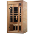 Golden Designs "Barcelona Select" 1-2-person Low EMF Far Infrared Sauna Canadian Hemlock GDI-6106-01