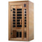 Golden Designs "Barcelona Select" 1-2-person Low EMF Far Infrared Sauna Canadian Hemlock GDI-6106-01