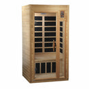 Golden Designs "Barcelona Select" 1-2-person Low EMF Far Infrared Sauna Canadian Hemlock GDI-6106-01