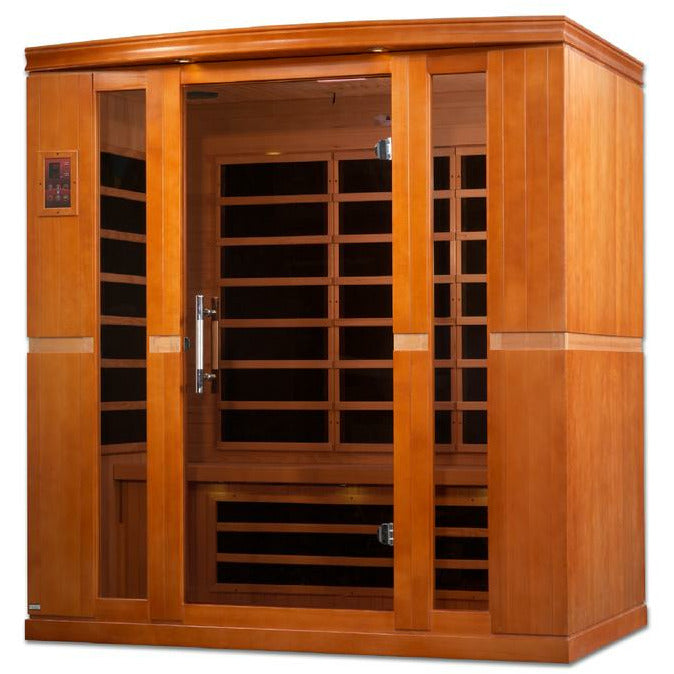 Golden Designs Dynamic "Bergamo" 4-person Low EMF Far Infrared Sauna DYN-6440-01