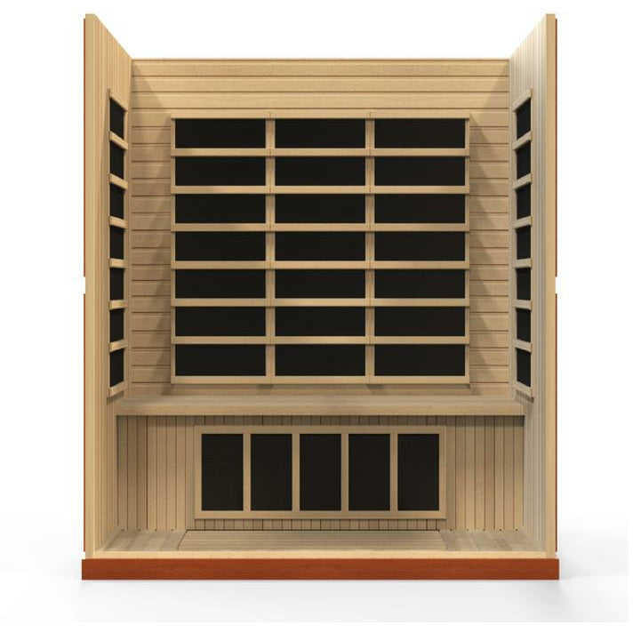 Golden Designs Dynamic "Bergamo" 4-person Low EMF Far Infrared Sauna DYN-6440-01