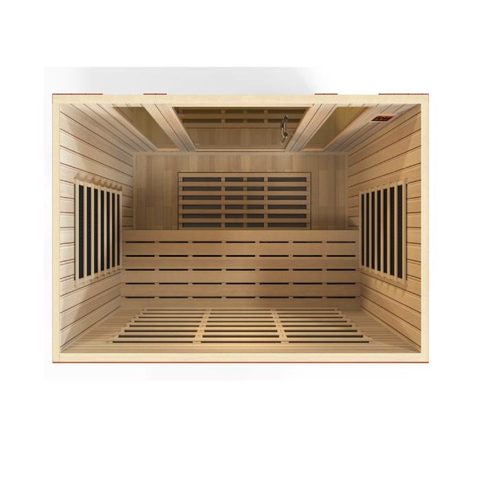 Golden Designs Dynamic "Bergamo" 4-person Low EMF Far Infrared Sauna DYN-6440-01
