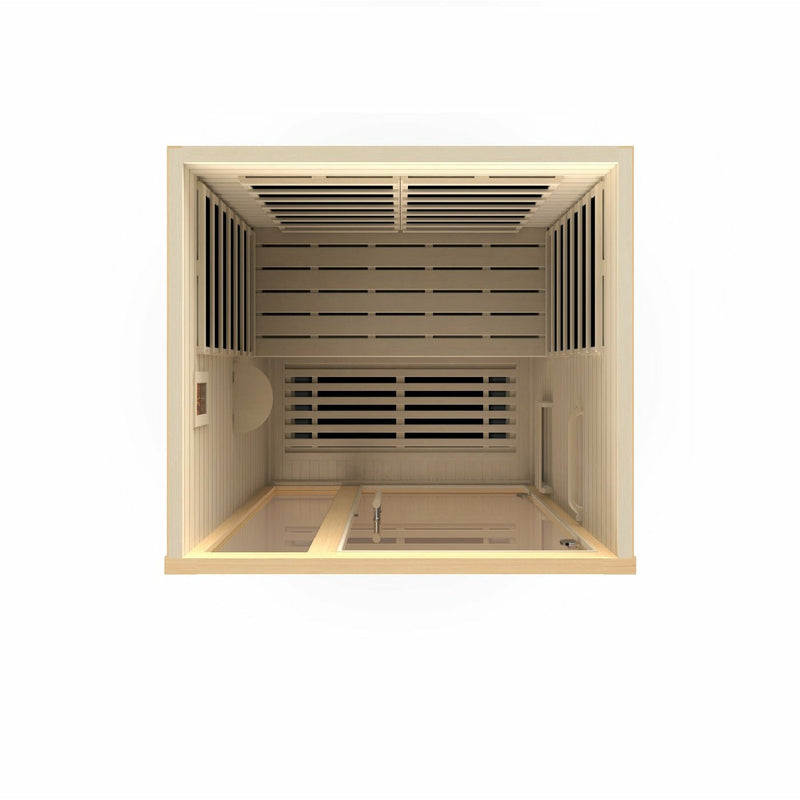 Golden Designs Dynamic "Llumeneres"  2-person Ultra Low EMF Far Infrared Sauna DYN-6215-02