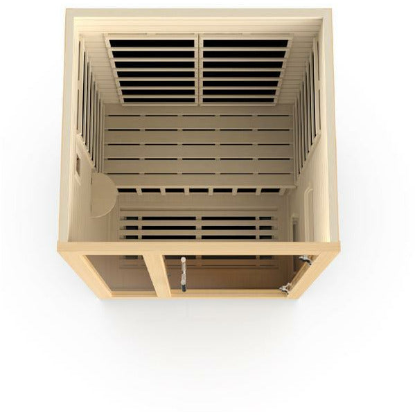 Golden Designs Dynamic "Llumeneres"  2-person Ultra Low EMF Far Infrared Sauna DYN-6215-02